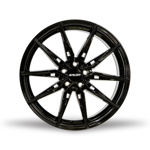 17" Kalon Wheels Cypher 102 Gloss Black 17x8 Wheel 5x112 35mm Rim