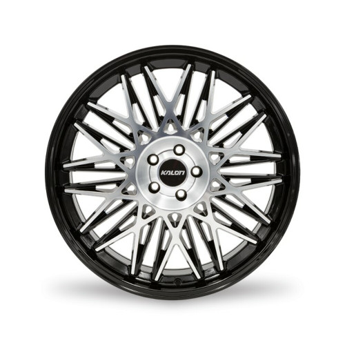 22" Kalon Wheels Kolossus 101 Gloss Black Machined Face 22x9.5 Wheel 6x5.5 30mm