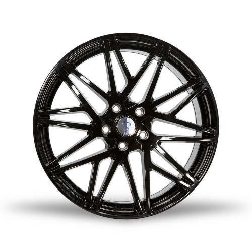20" Sapphire Luxury Alloys SX05-05 Gloss Black 20x9 Wheel 5x120 35mm Rim