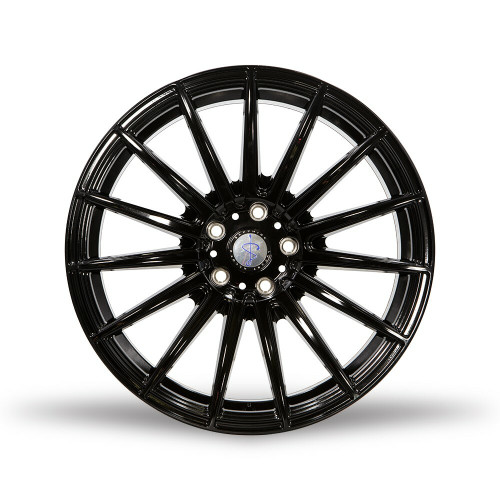 22" Sapphire Luxury Alloys SX03-03 Gloss Black 22x9 Wheel 5x112 35mm Rim