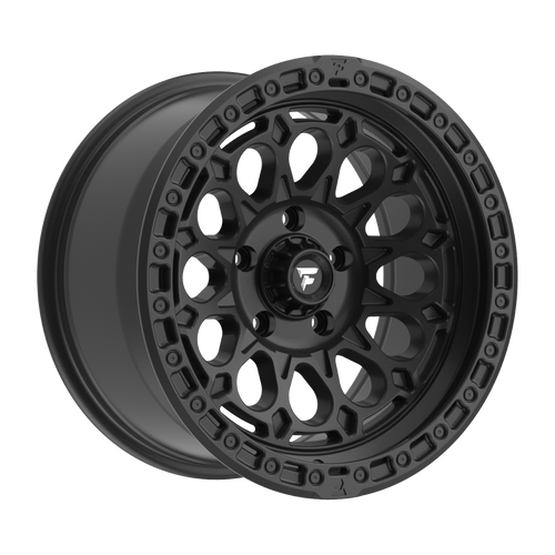 20" Fittipaldi Offroad FT101SB Satin Black 20x9 Wheel 8x180 18mm For Chevy GMC