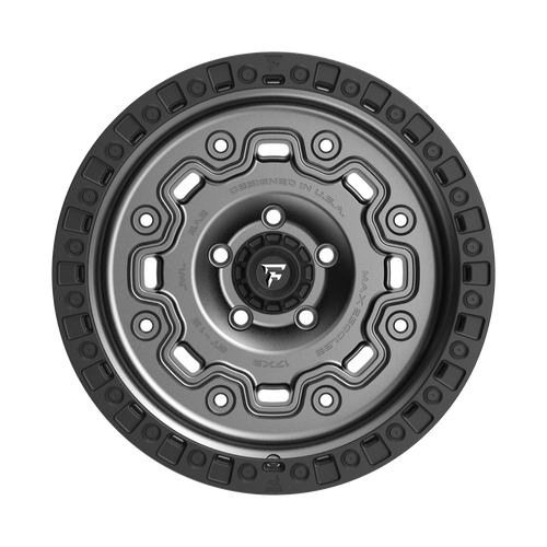 20" Fittipaldi Offroad FT100AB Anthracite Satin Black Lip 20x9 Wheel 5x5.5 18mm