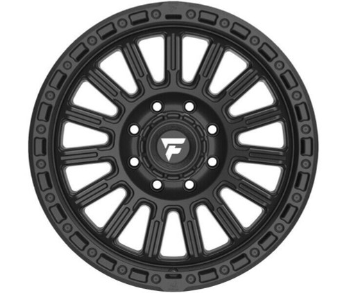 20" Fittipaldi Offroad FT106SB Satin Black 20x9 Wheel 8x180 18mm For Chevy GMC