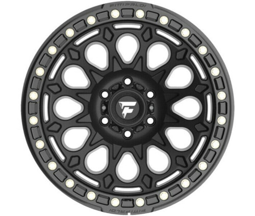 17" Fittipaldi Offroad FB153B Black Gloss Black Forged Ring 17x9 6x135 -15mm Rim