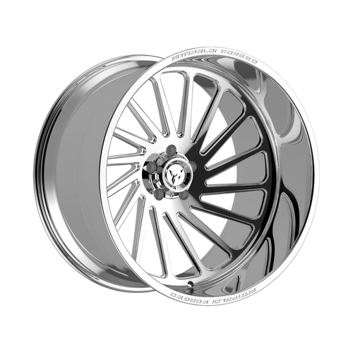 24" Fittipaldi Wheel FTF503P 24x14 Polished 8x180 -76mm Lifted For Chevy GMC Rim