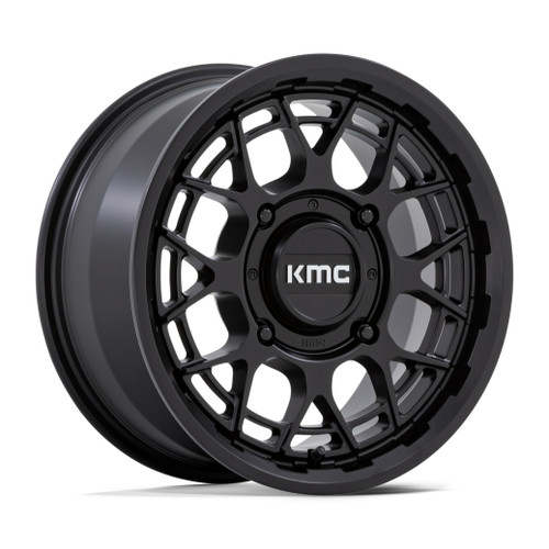 Set 4 15" KMC Powersports KS139 Technic UTV Matte Black 15x7 Wheels 4x156 38mm