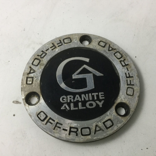 Granite Alloy Off Road 394 5/6 Lug Center Cap Top C394-ECN Machined Black