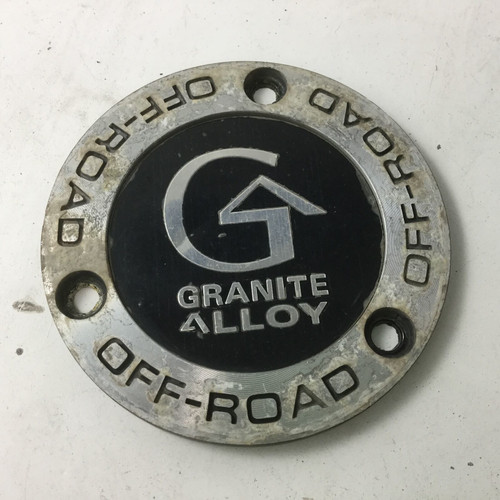 Granite Alloy Off Road 394 5/6 Lug Center Cap Top C394-ECN Machined Black