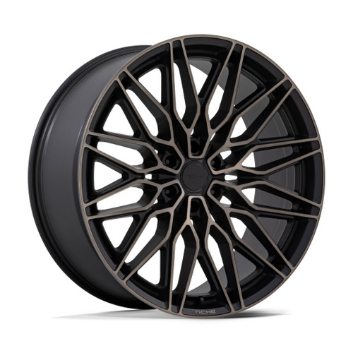 Set 4 20" Niche NC278 Calabria 6 Black Machined Dark Tint 20x9.5 6x5.5 30mm Rims