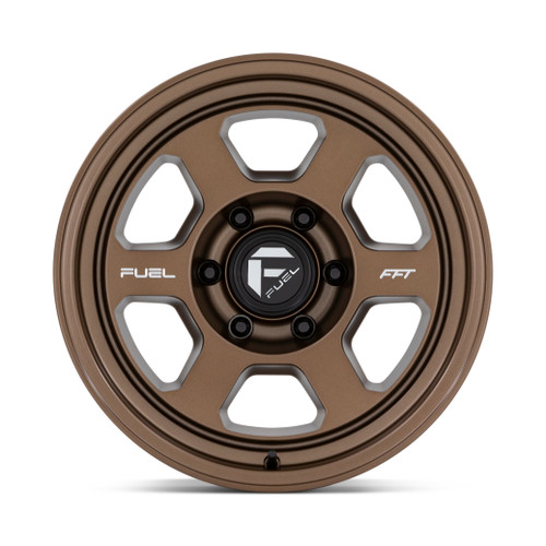 18" Fuel FC860 Hype 18x8.5 6x5.5 -10mm Matte Bronze Wheel Lifted Truck SUV Rim