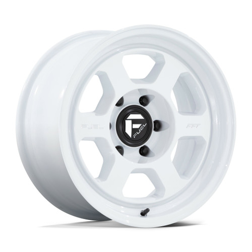 Set 4 17" Fuel FC860 Hype 17x8.5 5x150 10mm Gloss White Wheels Truck SUV Rims