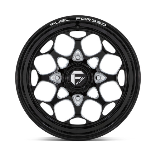 15" Fuel UTV FV400 Scepter UTV Gloss Black Milled 15x10 Wheel 4x137 0mm Rim