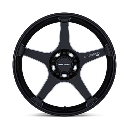 18" Motegi MR159 Battle V Blackbird Metallic 18x10.5 Wheel 5x4.5 25mm Rim