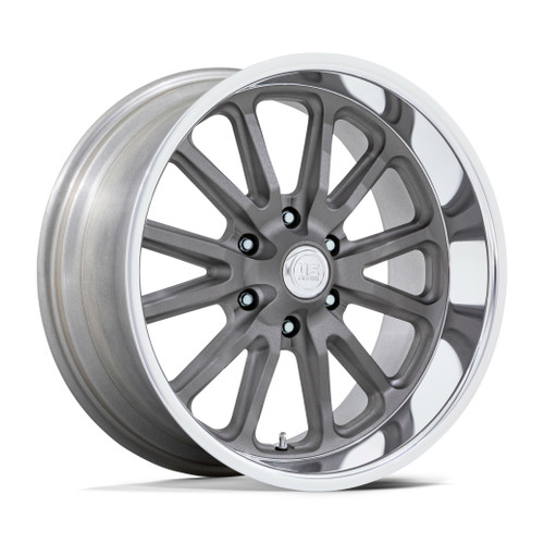 20" US Mag UC145 Rambler 6 Matte Gunmetal Diamond Cut Lip 20x8 Wheel 6x5.5 01mm