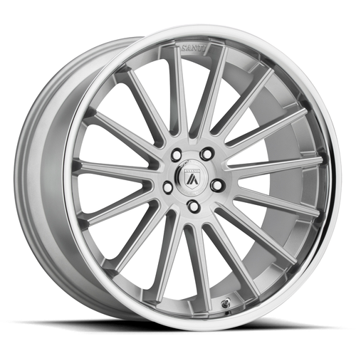20" Asanti Black ABL-24 BETA Brushed Silver Chrome Lip 20x10.5 5X120 Wheel 38mm 20" Asanti Black ABL-24 BETA Brushed Silver Chrome Lip 20x10.5 5X120 Wheel 38mm