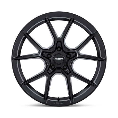 20" Rotiform RC199 KPR Satin Black 20x9 Wheel 5x120 38mm Rim