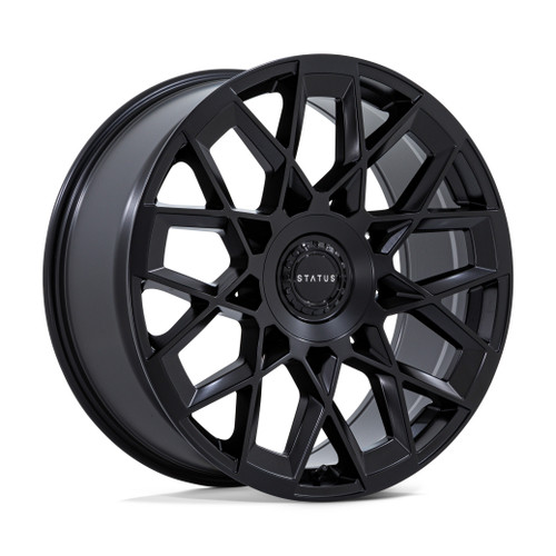 22" Status ST005 Matrix Matte Black 22x9.5 Wheel 5x120 5x5 30mm Rim