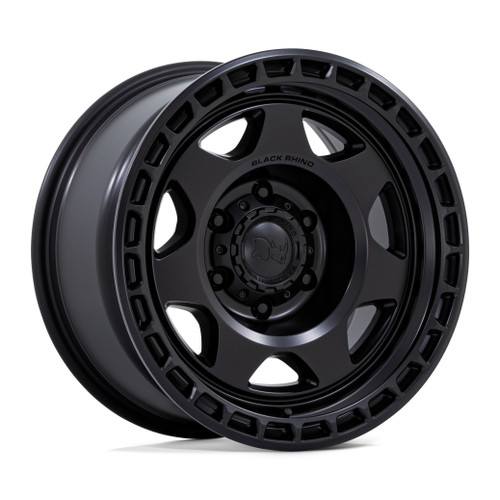 Set 4 17" Black Rhino BR018 Voyager Matte Black 17x8.5 Wheels 5x5 -10mm Rims