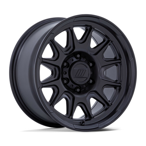 Set 4 17" Pro Comp PA200 Pulse Matte Black 17x8 6x135 20mm For Ford Lincoln Rims
