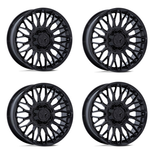 Set 4 MSA Offroad M50 Clubber 20x7 4x137 4x156 Black Wheels 20" 0mm Rims Set 4 MSA Offroad M50 Clubber 20x7 4x137 4x156 Black Wheels 20" 0mm Rims