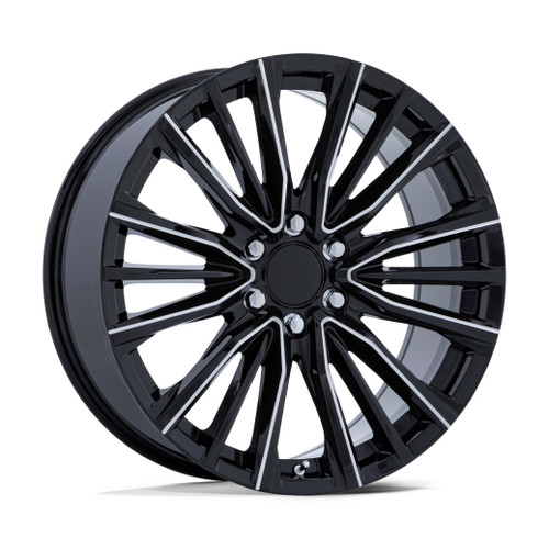 26" Performance Replicas PR223 Gloss Black Milled 26x10 Wheel 6x5.5 28mm Rim