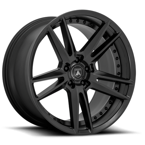 20" Asanti Black ABL-33 Reign 20x9 Satin Black 5x115 Wheel 15mm Rim