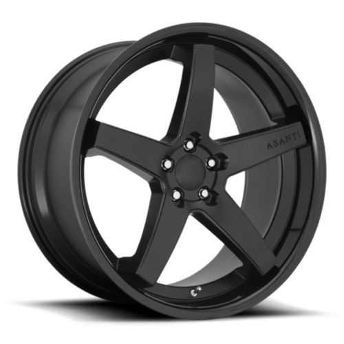 22" Asanti Black ABL31 Regal 22x10.5 5x4.5 Satin Black Black Wheel 35mm Rim