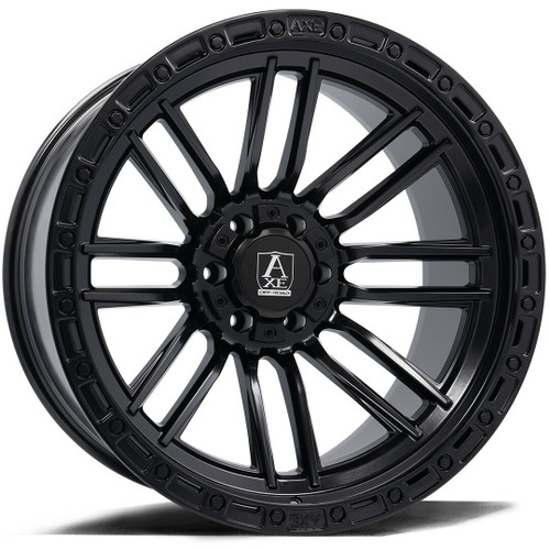 20" Axe Wheels Icarus Satin Black 20x10 Wheel 5x5 5x5.5 -19mm For Jeep Dodge Ram