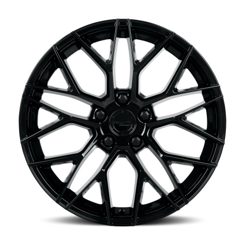 18" Katana Wheels KR01 18x8 5x100 40mm Wheel Glossy Black Racing Rim