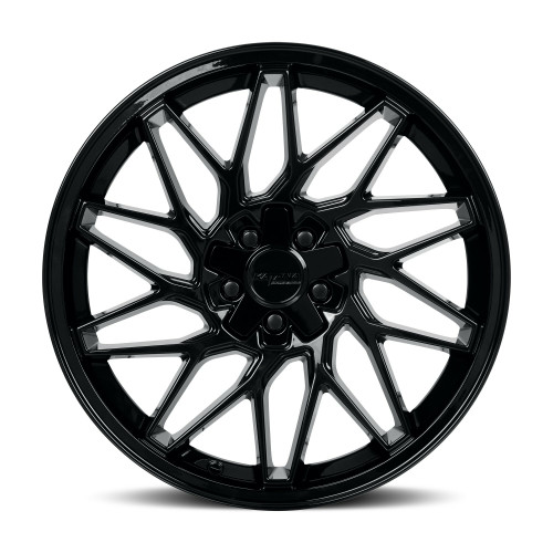 18" Katana Wheels KR09 18x8 5x100 5x4.5 40mm Wheel Glossy Black Racing Rim