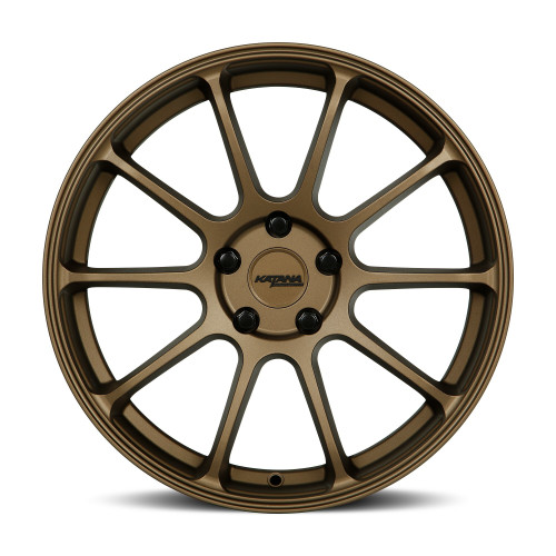 18" Katana Wheels KR07 18x8 5x4.5 40mm Wheel Matte Bronze Racing Rim