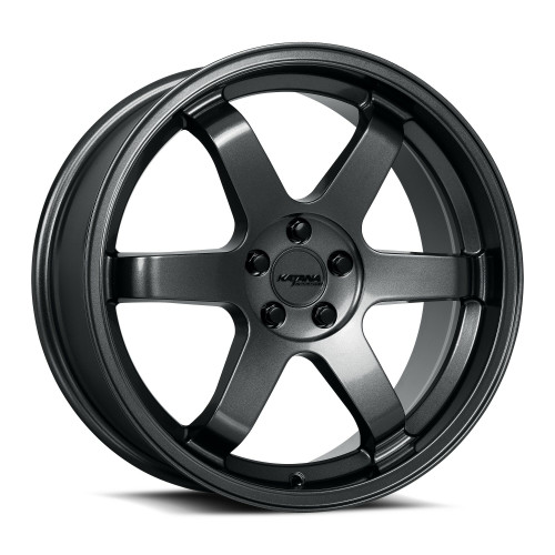 18" Katana Wheels KR08 18x8 5x4.5 40mm Glossy Gunmetal Racing Rim