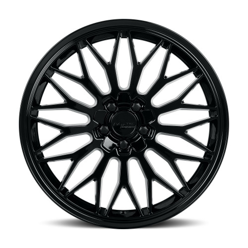 17" Katana Wheels KR05 17x7.5 5x100 5x4.5 40mm Wheel Glossy Black Racing Rim