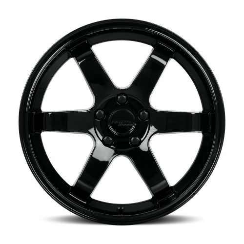18" Katana Wheels KR08 18x8 5x4.5 40mm Wheel Glossy Black Racing Rim