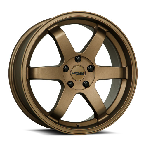 18" Katana Wheels KR08 18x8 5x4.5 40mm Wheel Matte Bronze Racing Rim