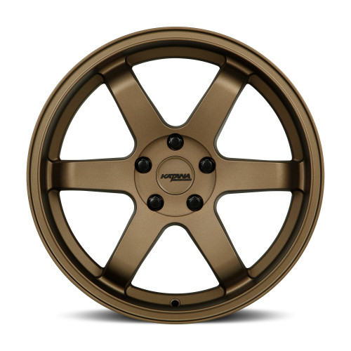 18" Katana Wheels KR08 18x8 5x4.5 40mm Wheel Matte Bronze Racing Rim