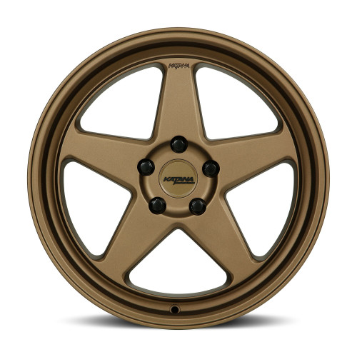 18" Katana Wheels KR03 18x8 5x4.5 40mm Wheel Matte Bronze Racing Rim