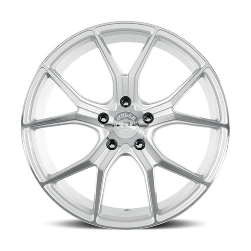 18" Dolce Performance Element 18x8.5 5x120 35mm Gloss Silver Machined Face Wheel