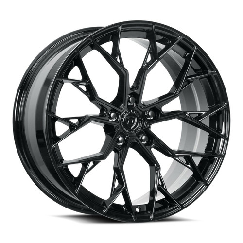 20" Dolce Performance Aria 20x8.5 5x4.5 38mm Wheel Gloss Black Rim