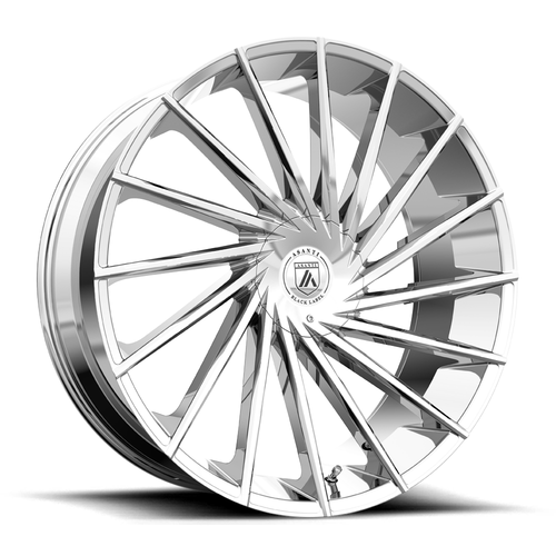 Asanti Black ABL-18 Matar 20x8.5 6x135 6x5.5 Chrome Wheel 20" 15mm Truck Suv Rim