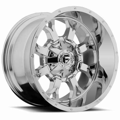 Fuel 1PC D516 Krank 20x9 8x180 Chrome Plated Wheel 20" 20mm For Chevy GMC Rim