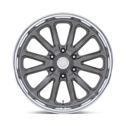 20" US Mag UC145 Rambler 6 Matte Gunmetal Diamond Cut Lip 20x9.5 Wheel 6x5.5 1mm
