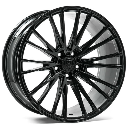 Set 4 19" Axe Wheels CF2 Gloss Black 19x9.5 Wheels 5x110 40mm Rims