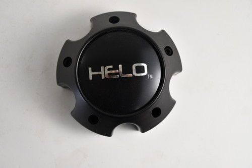 Helo Black/w Chrome logo Center Cap Hub Cap 1079L140AHE1SB 5.495"