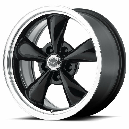 American Racing AR105 Torq Thrust M 18x9 5x4.5 Black Machined Wheel 18" 34mm Rim