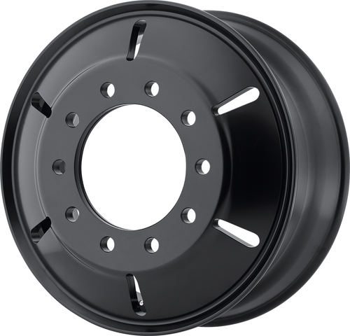 ATX AO403 Roulette 24.5x8.25 10x11.25 Satin Black Milled - Inner Wheel 24.5" 144