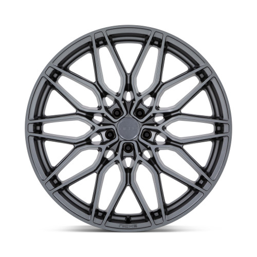 20" Niche 1PC NC277 Calabria 5 Matte Gunmetal 20x9 Wheel 5x112 27mm Rim