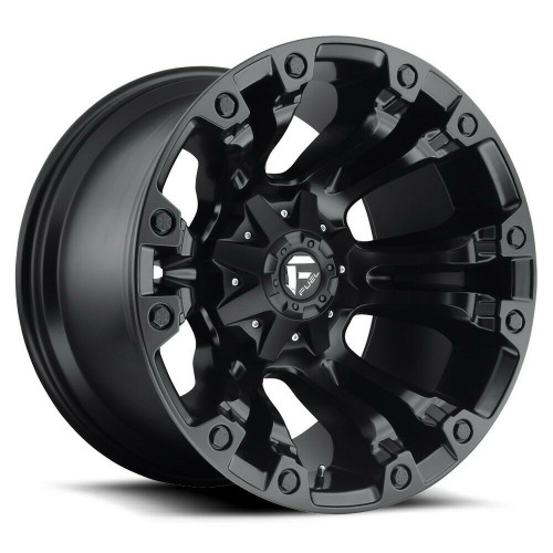 Fuel 1PC D560 Vapor 17x9 6x5.5 Matte Black Wheel 17" 20mm Rim