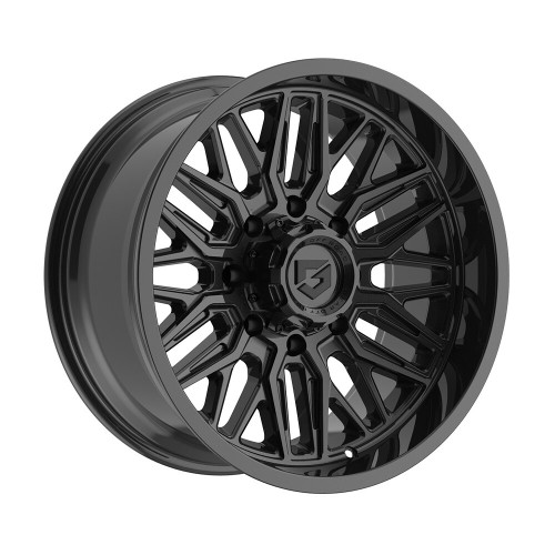 22" Gear Off Road 775B Surge Gloss Black 22x10 Wheel 8x170 Rim -19mm Lifted