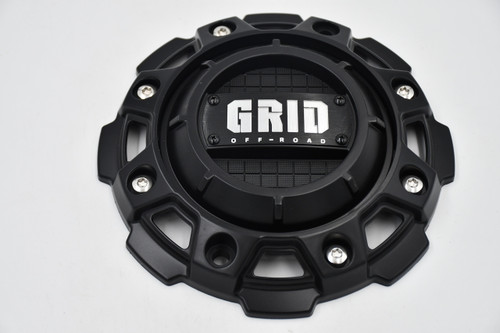 Grid Offroad Matte Black Center Cap Hub Cap GD-56-CAP 5 & 6 Lug Fits GD1-GD13